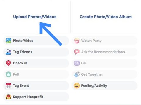 How do I share a video to a group on Facebook?