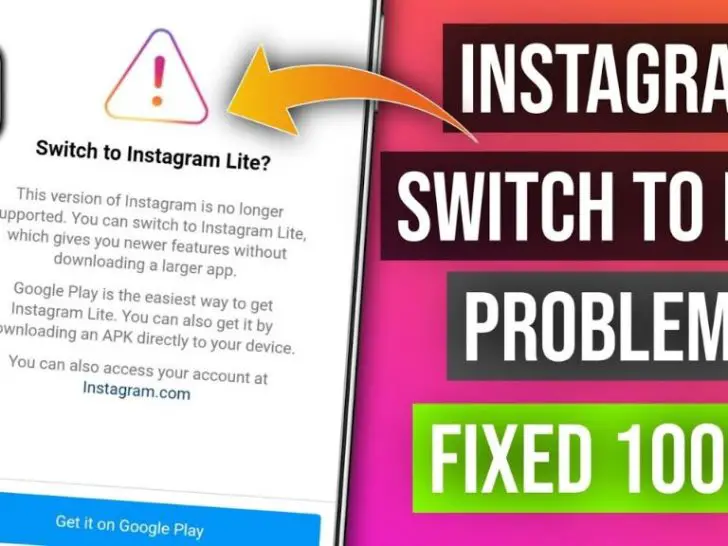 Is Instagram Lite no longer supported?