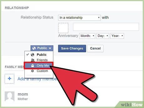 When you remove your relationship status on Facebook does the other person know