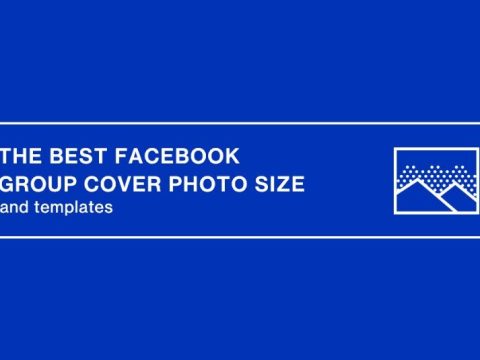 How do you design a cover photo for a Facebook group?