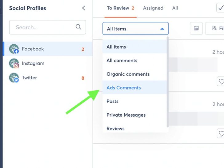 Can you respond to comments on Facebook ads?