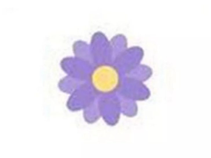 What is the purple flower on FB?