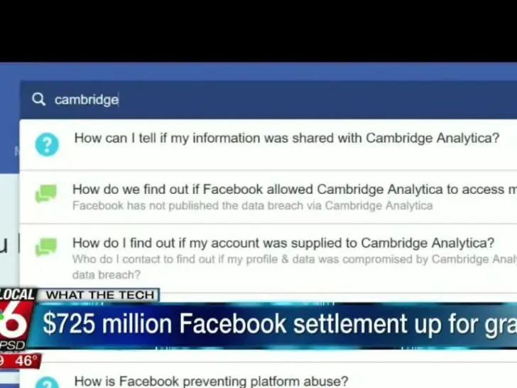 What is the 725 million claim on Facebook?