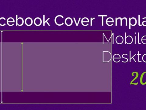 What size is the Facebook cover photo on desktop vs mobile?