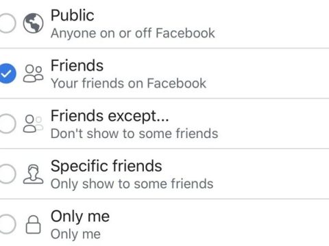 How do you set who can see my friends on Facebook to only me?