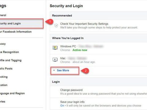 How can I check my FB login history?