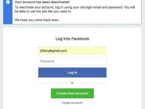 How long after deactivating Facebook can you reactivate?