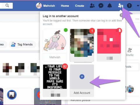 Does Messenger notify when you switch accounts?