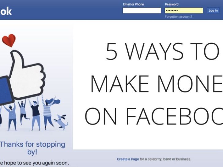 How can I make a lot of money on Facebook?