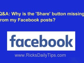 Why some Facebook posts don’t have share?