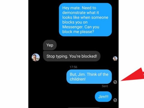 What message do you get when someone blocks you on Facebook?