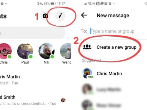 How do I create a video group on Facebook Messenger?