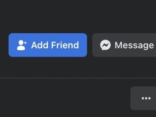 How do I get the add friend button back on Facebook?