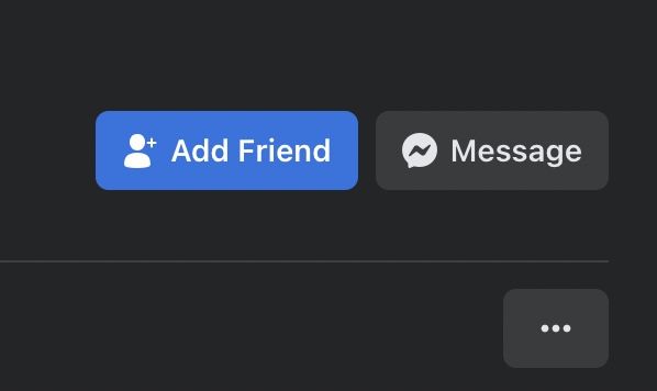 How do I get the add friend button back on Facebook