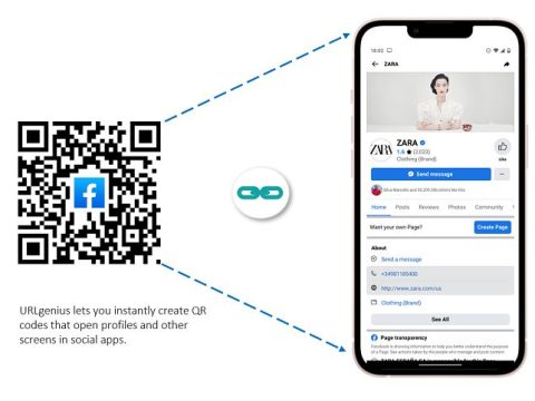 How do I create a QR Code for Facebook login?