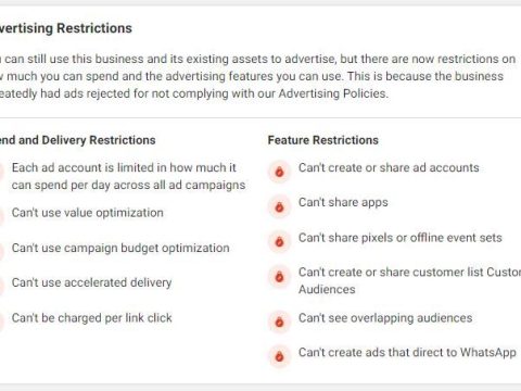 Why is Facebook saying I’m not allowed to run ads?