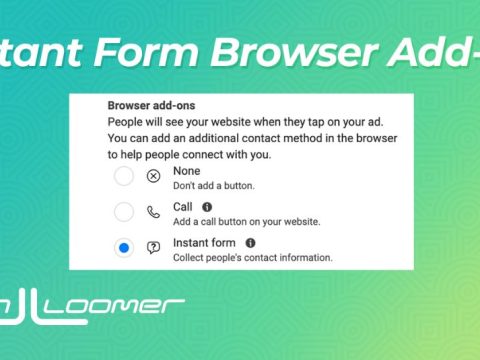 What is the instant form add on Facebook browser?