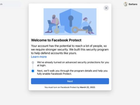 Why do I have to turn on Facebook Protect?