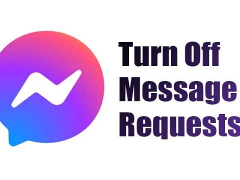 How do I turn off message requests on Facebook Messenger?