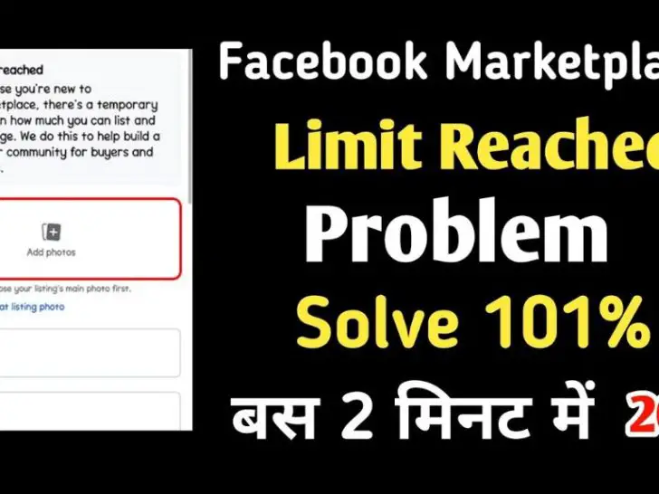 Why does Facebook put a limit on Marketplace?