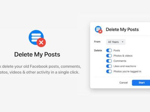 What is the Facebook extension for delete all posts?