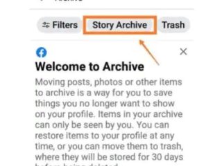 How do I find my archived Facebook Stories?