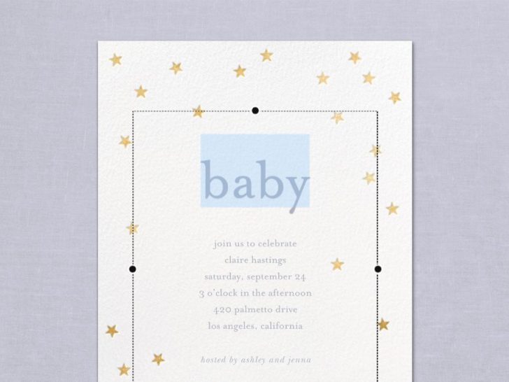 What do you write on a baby shower invitation?