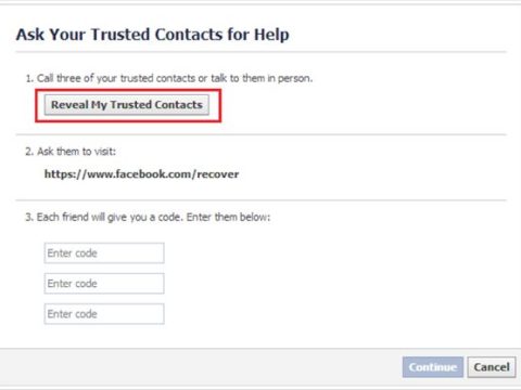 How do I contact Facebook about login problems?