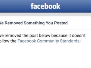 How do I know what content Facebook removed?