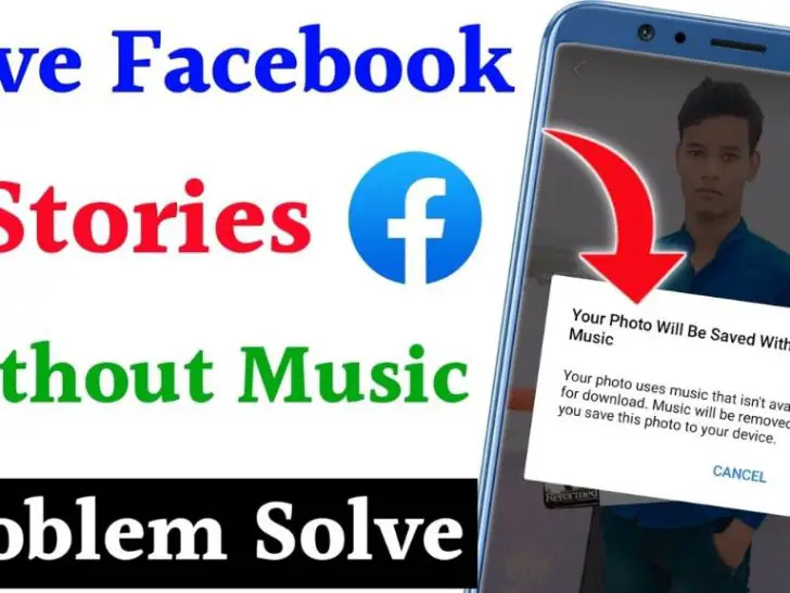 Can you save Facebook stories with music