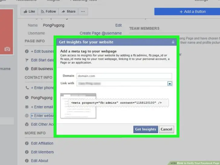 How do I verify my email with Facebook?