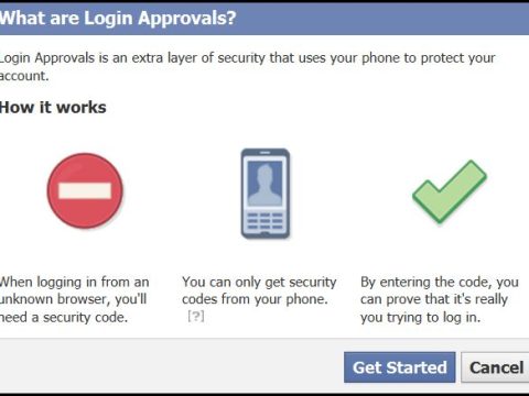 How do I approve a Facebook login from another device?