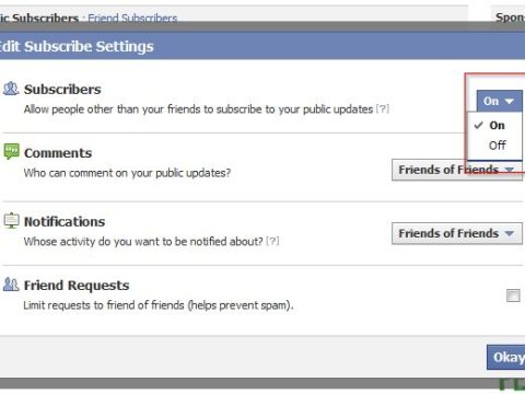 How do I remove Subscriptions from Facebook?