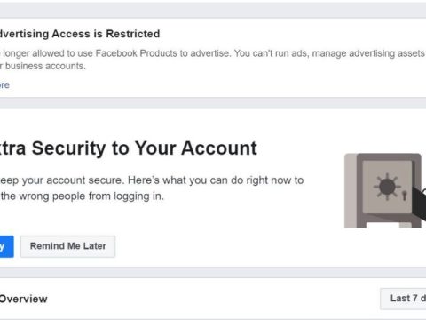 What do I do if my Facebook page is restricted?