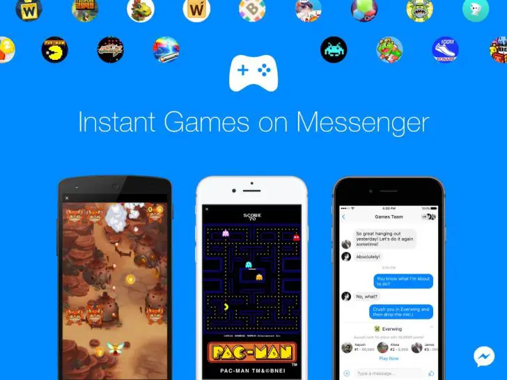 How do you play games on the Facebook app?