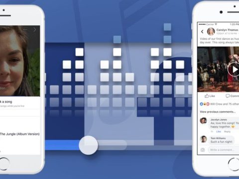 How do I stream music videos on Facebook?