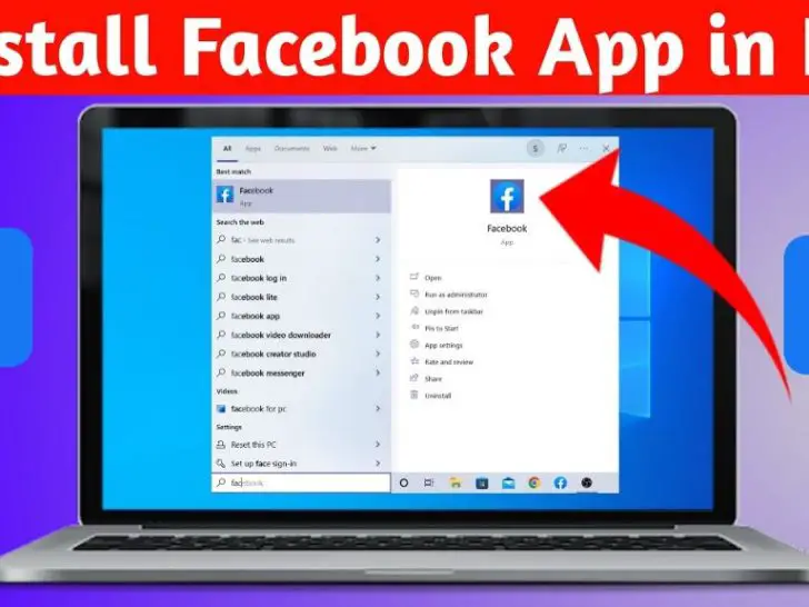 How do I install Facebook on my computer Windows 7?