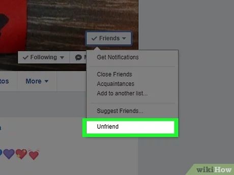 How to unfriend someone