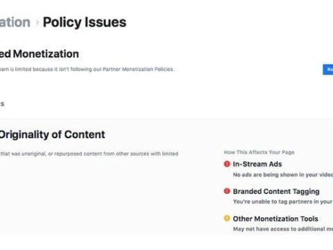 Why is my Facebook monetization restricted?