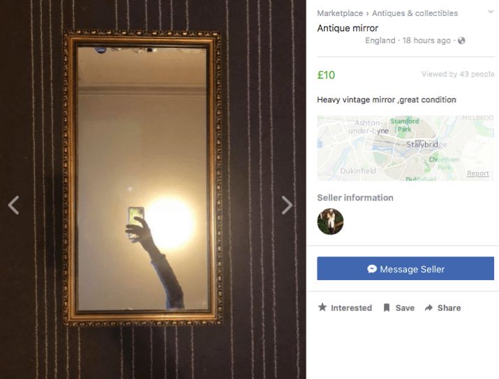 How do you sell mirrors online