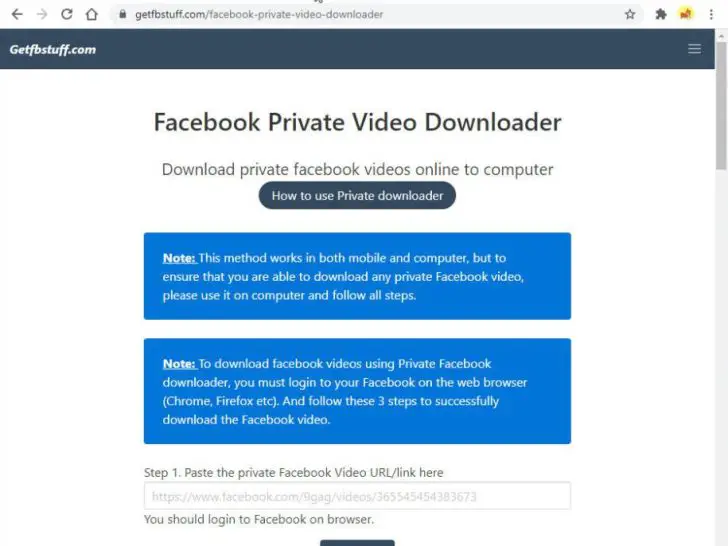 How can I download private FB stories?