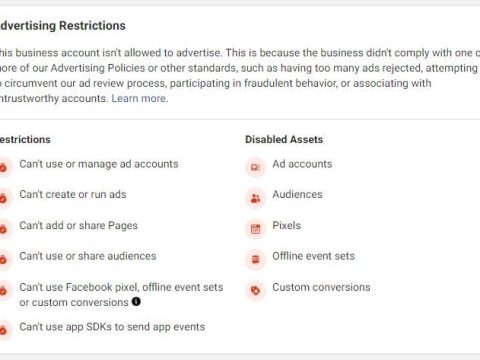 What is not allowed in Facebook ads?