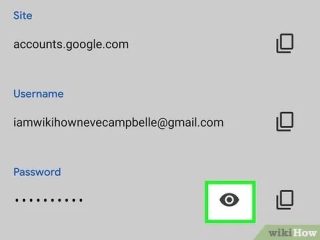 How do I find my saved passwords in my Google account?