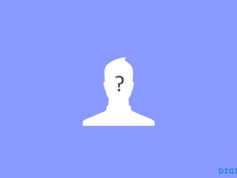 What does a blank profile picture on Facebook mean?