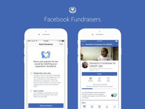 What is a Facebook fundraising page?