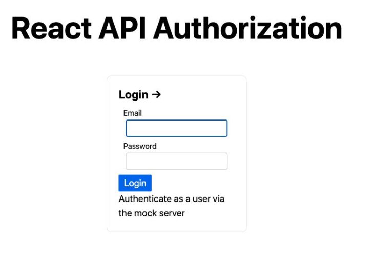 How do I use login API in React?