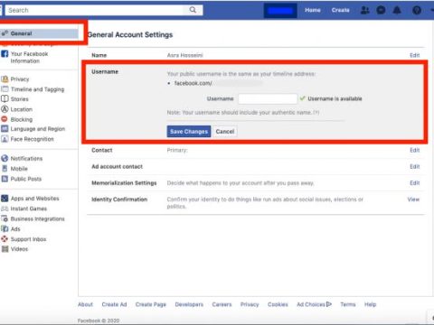 How can I check my Facebook login ID?