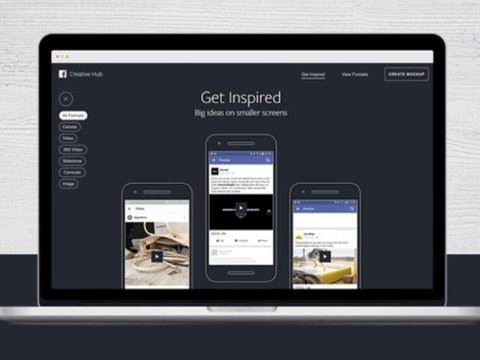 What is creative hub mockup in Facebook?