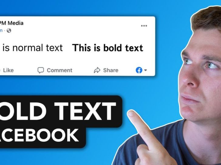 Can I make text bold in Facebook?