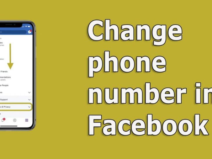 How to change mobile number in Facebook account without login?